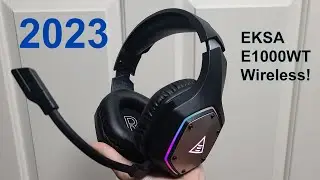 EKSA E1000WT Unboxing/Review & Microphone Tests! Budget Wireless Gaming Headset!