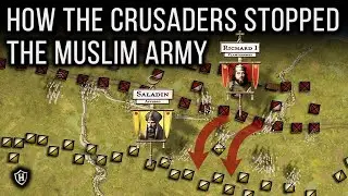 Battle of Arsuf, 1191 ⚔️ How did the Crusaders stop Saladin's Muslim Army? ⚔️ Third Crusade (Part 2)