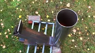 D.I.Y. Rocket Stove - test #1