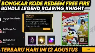 KODE REDEEM FF!! KODE REDEEM FREE FIRE TERBARU 12 Agustus 2024 HARI INI‼️
