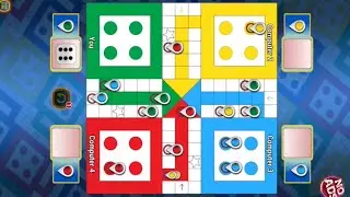 Ludo game in 4 players | Ludo king 4 players | Ludo gameplay 417