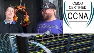 Helped my friend Matthew Thomas get CCNA certified!