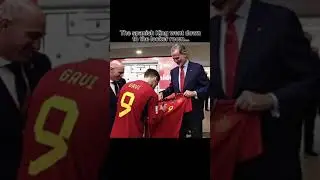 The Spanish King Went Down To The Locker Room    Video By Stebaninho es #Shorts