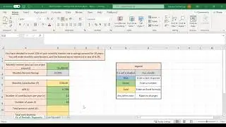 MAT-144: Example of FV of Periodic Payments in Excel