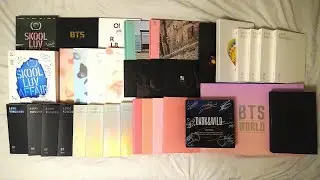 [ASMR] Unboxing BTS 방탄소년단 Complete Korean Discography! 
