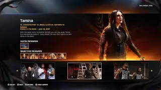 WWE 2K25 | Tamina vs Charlotte vs Becky Lynch vs Carmella vs Natalya Showcase Mode Full Gameplay