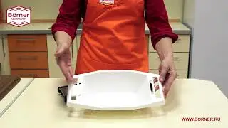 Installing the Profi vegetable cutter on a container