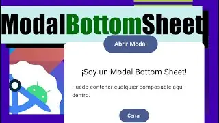 🟢 Los Bottom Sheets en Android Studio | Jetpack Compose - 09