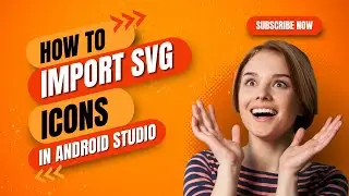 How to import SVG icons in Android Studio