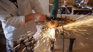 Отрезной станок. Miter saw from grinder.