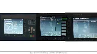 How to connect to a ComAp Inteligen/Intelisys/InteliMains NT controller by a cable.