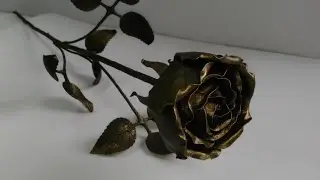 Forged rose with your own hands 1/2 (forging)