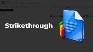 Cross Out Text in Google Docs