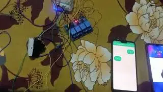 Home Automation using  Blynk & NodeMcu in Arduino IDE with live feedback of manual switch