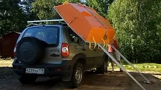Homemade Boat Loader / Устройство для погрузки и перевозки лодки на крыше авто