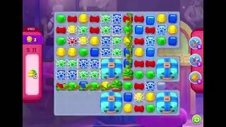 HomeScapes Level 6483 no boosters (11 moves)
