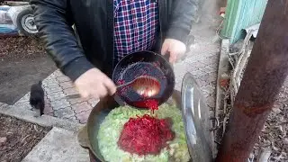 Борщ в казане. Короткометражный фильм.