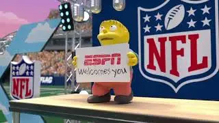 2024 NFL Presentation Intro ESPN The Simpsons Funday Football