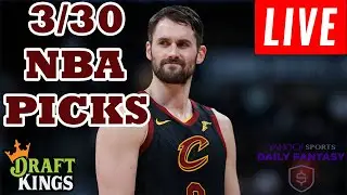 🔴LIVE - DRAFTKINGS & YAHOO NBA PICKS | WEDNESDAY 3/30/22 | NBA DFS PICKS