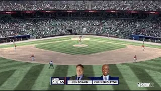 MLB The Show 22 New Commentary Team of Jon Sciambi and Chris Singleton