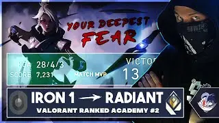 Your Worst Solo Queue Nightmare - IRON 1 TO RADIANT [ Valorant Ranked Academy #2 ]