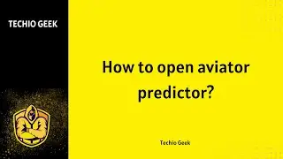 How to open Aviator Predictor?