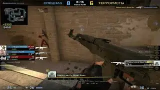 Затащил клатч и сделал эйс в CS:GO