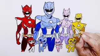 How to draw cartoon characters - Miniforce X