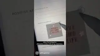 A way to lift up your mood daily- use self affirmation stickers