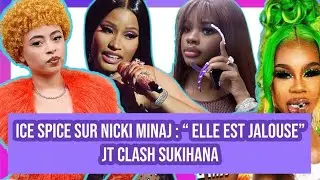Ice spice parle mal de Nicki Minaj dans son dos ?!  Jt se clash avec Sukihana #WassvpGirls