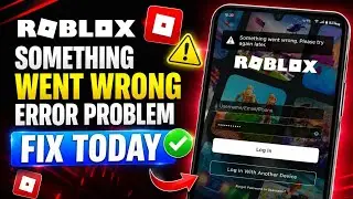 Roblox Something Went Wrong Please Try Again Later error while Login 2026 today 