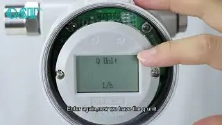 How to select flow unit of turbine flow meter