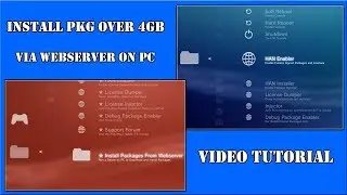 Tutorial PS3 HAN Toolbox & PKG Linker install PKG Over 4GB via webserver on PC