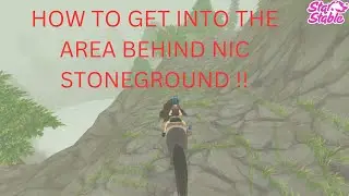 HOW TO GET INTO THE AREA BEHIND NIC STONEGROUND !!!!