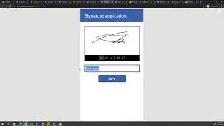 Signature capturing with Microsoft Power Apps