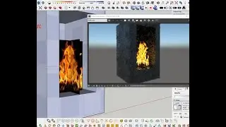 How Make Fire Material In Vray Next SketchUp