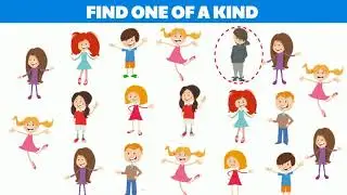 Find one of a kind in these pictures | Fun activity