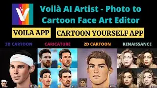 Voila App or Viola App - How to Use Voila App - Voila AI Artist - Cartoon Yourself App