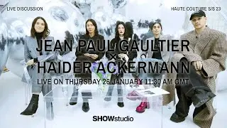 Is Haider Ackermann the Future of Couture? - Jean Paul Gaultier Live Panel Discussion S/S 23