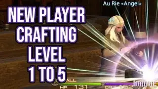 FFXIV 2.55 0582 New Player Crafting Guide Level 1 to 5