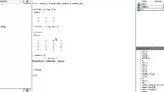 curso de Scilab 03 - Matrices y operaciones avanzadas con matrices