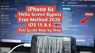 iPhone 6s bypass unlock tool ios 15.8.6 | iPhone 6s iCloud hello Screen Bypassi ios 15.8.6 | 2026