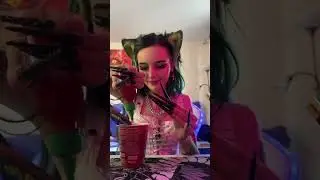 Eating by nails🤯 inst: marynased #nails #longnails