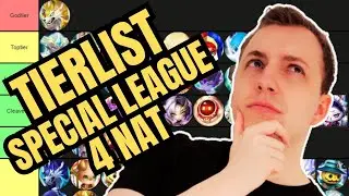 TIERLIST SPECIAL LEAGUE 4NAT ! ESHIR EST TOUJOURS LE DIEU ! (Summoners war)
