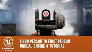 Third person to first person camera with crosshair - UE4 Tutorial
