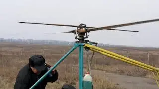 Самодельный вертолет   homemade helicopter
