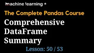 Comprehensive DataFrame Summary | #50 of 53: The Complete Pandas Course