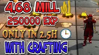 OSRS How to make 4.68mill gp and 251k exp only  in 2.5h with CRAFTING.