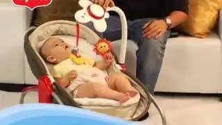 Кресло-кроватка-качалка 3 в 1 Tiny Love Мамина любовь красное (1801006830)