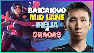 Rank 1 Irelia : INSANE MECHANICS vs Gragas on CN Super Server